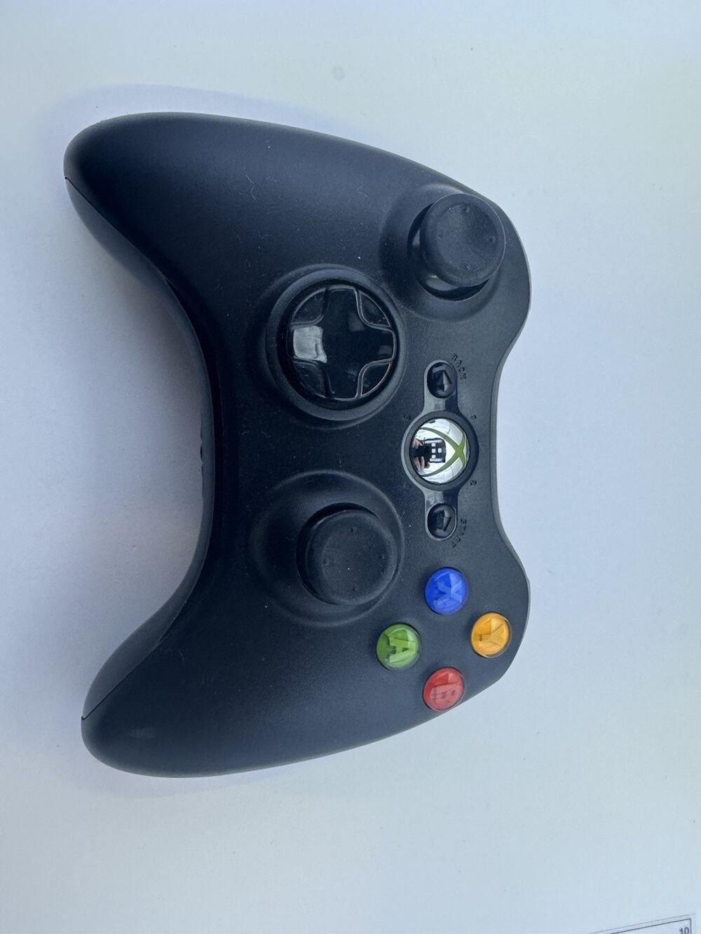 Genuine OEM Black Microsoft Xbox 360 Wireless Controller Tested Works